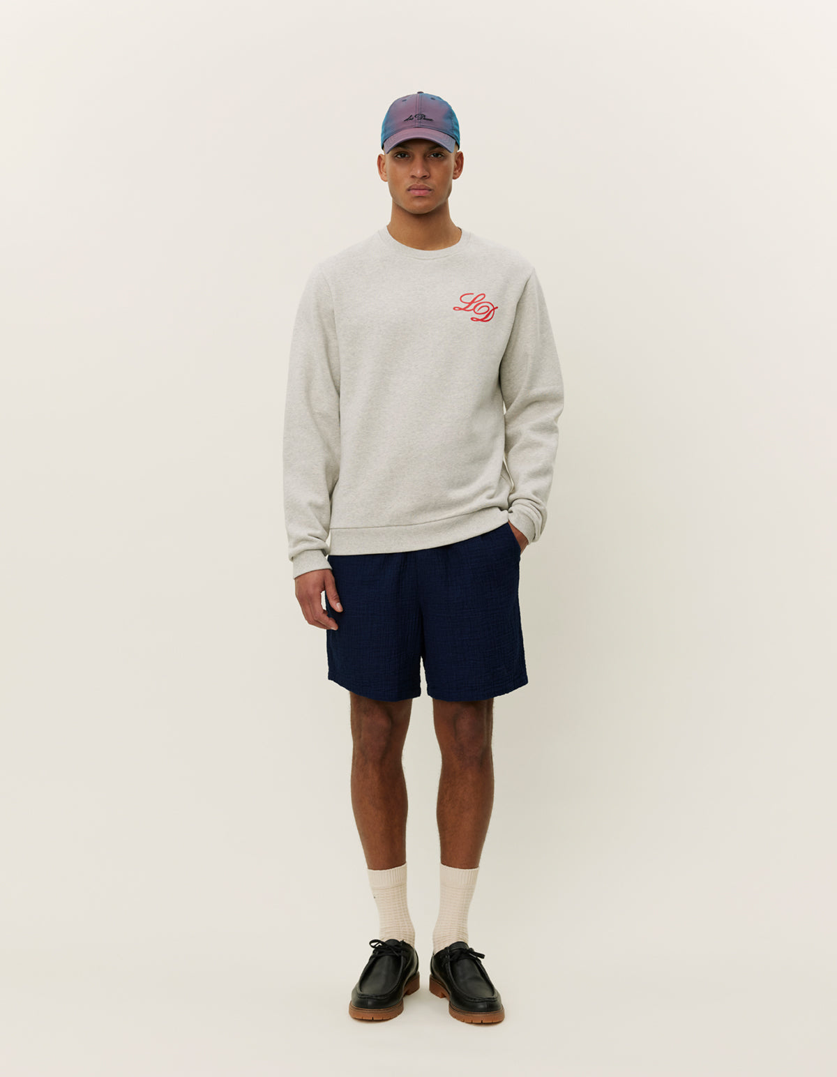 Les Deux LD Sweatshirt (Snow Melange)