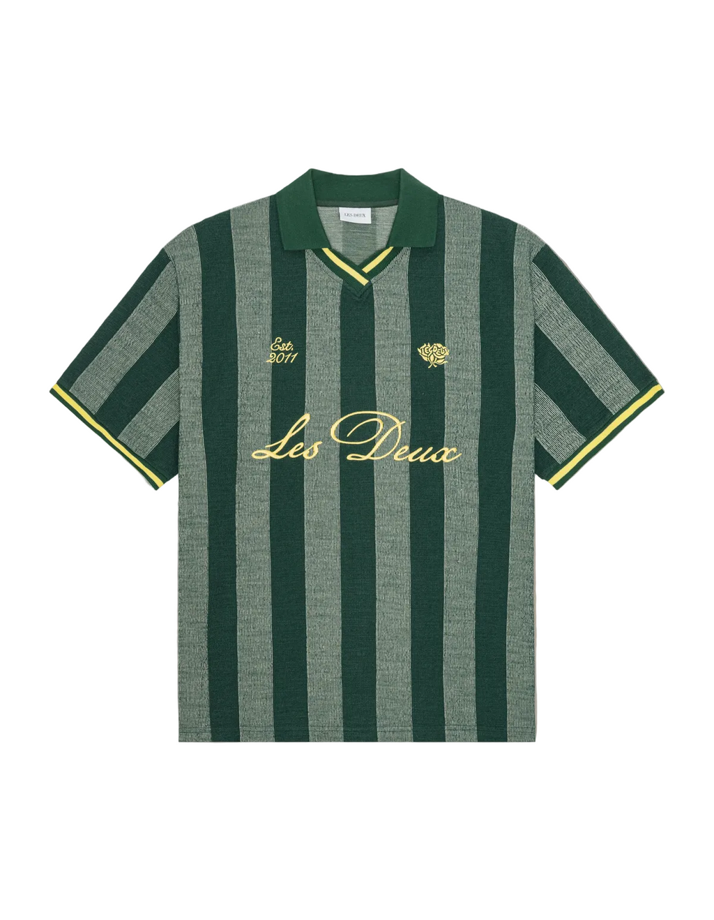Stripe Jacquard Football Jersey
