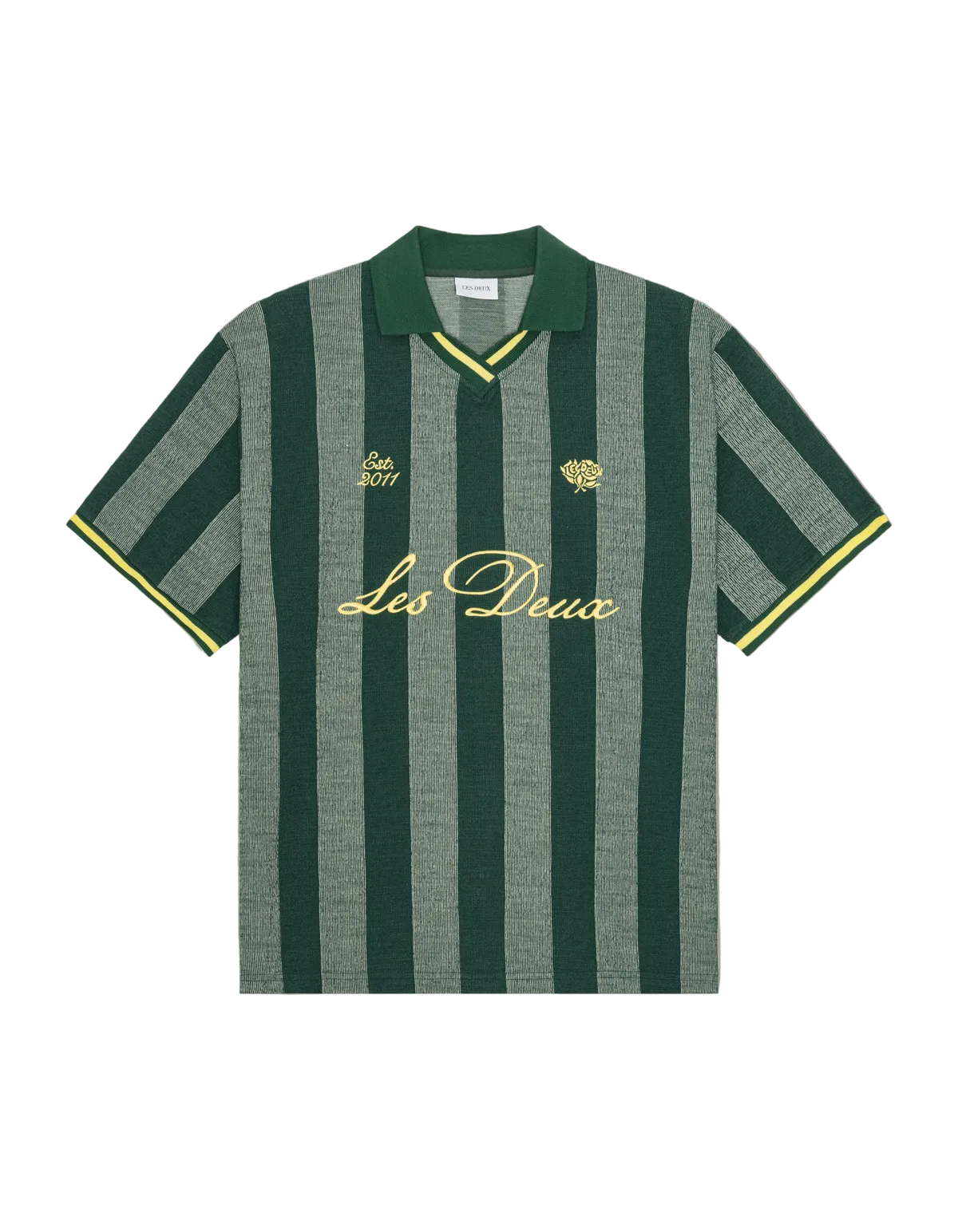Stripe Jacquard Football Jersey