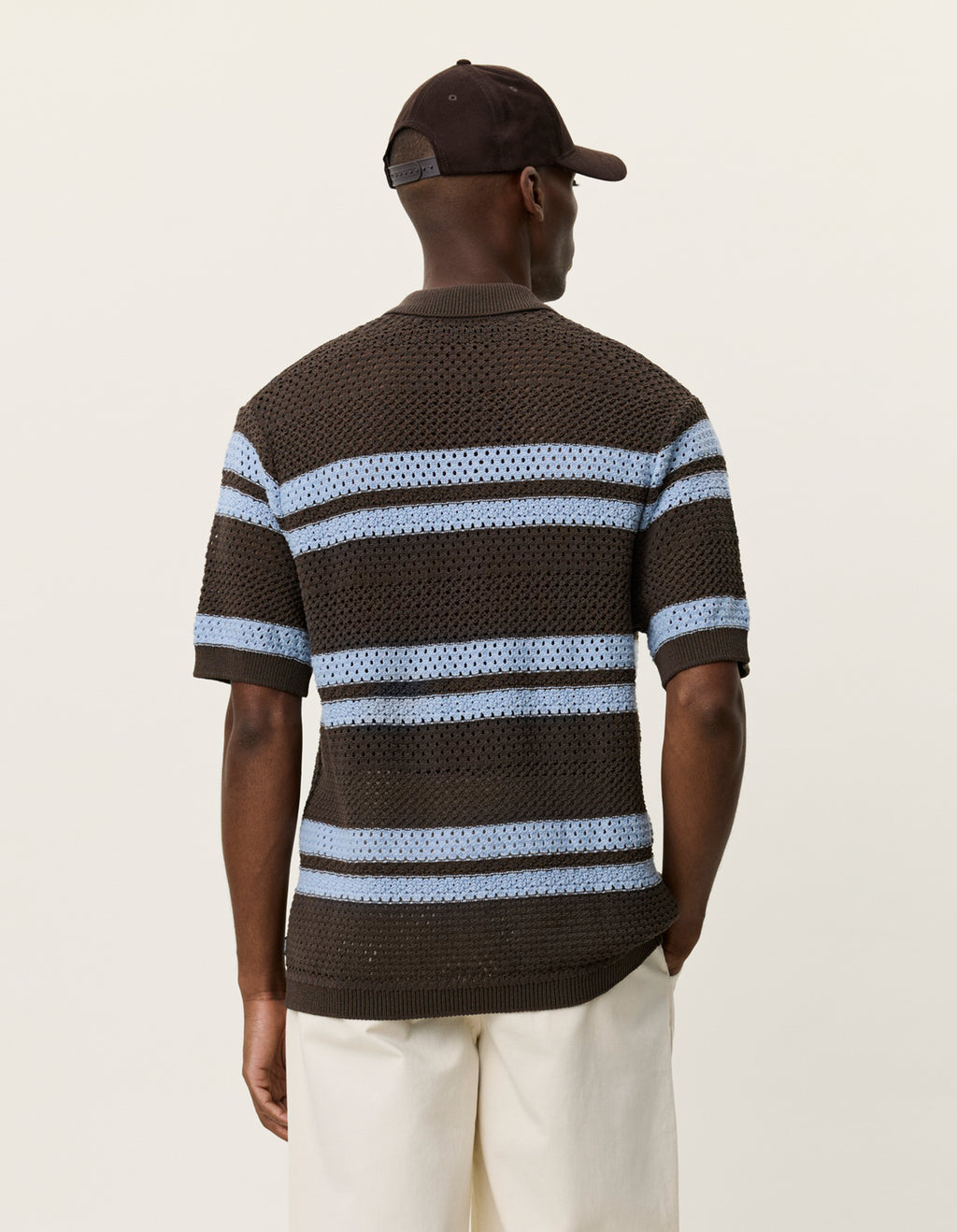 Les Deux / Gianni knitted SS shirt / Turkish coffee brown