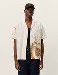 Les Deux / Lesley emblem SS shirt / Eggnog white