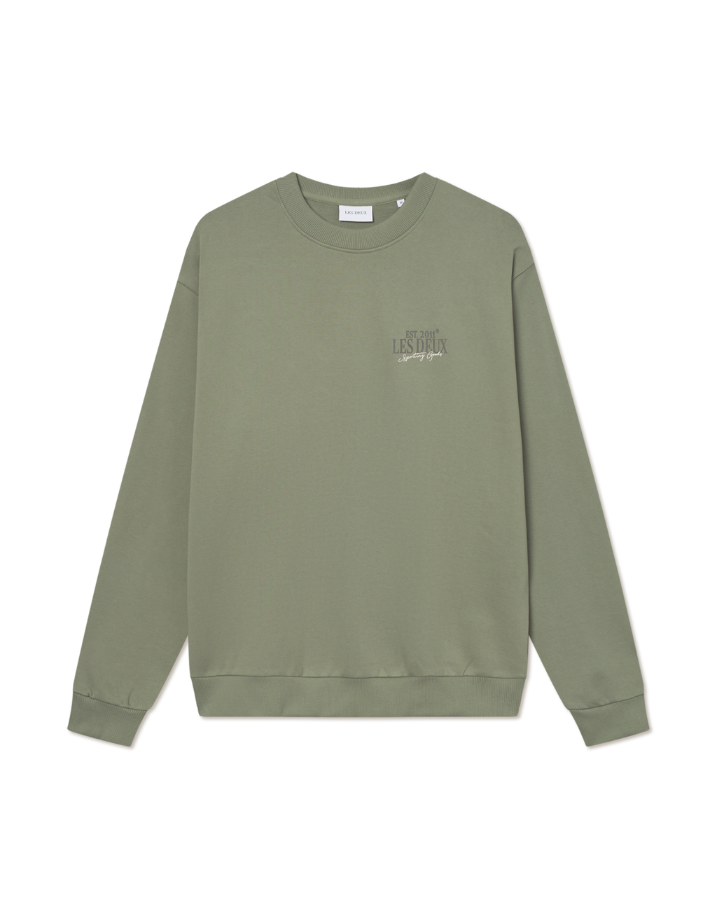 LES DEUX Allen Sweatshirt (Oil Green)
