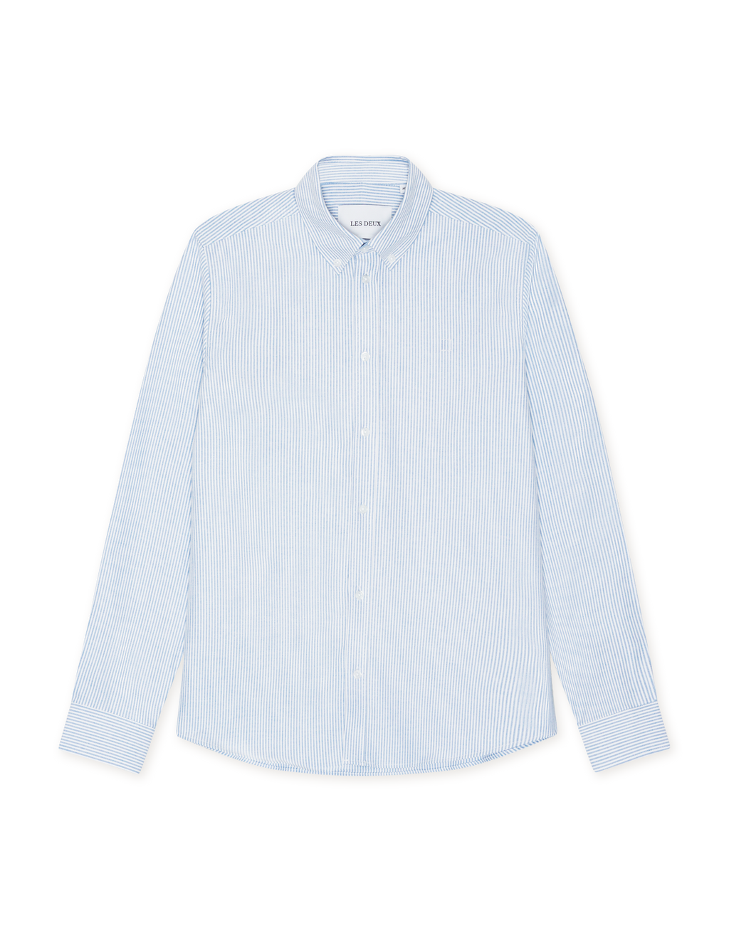 Les Deux Konrad Oxford Shirt (Light Blue/ White)