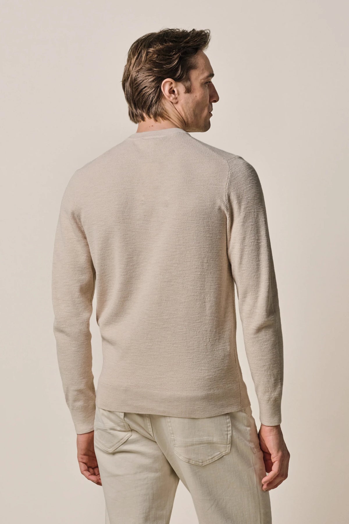 PULLOVER CREW NECK OFF WHITE